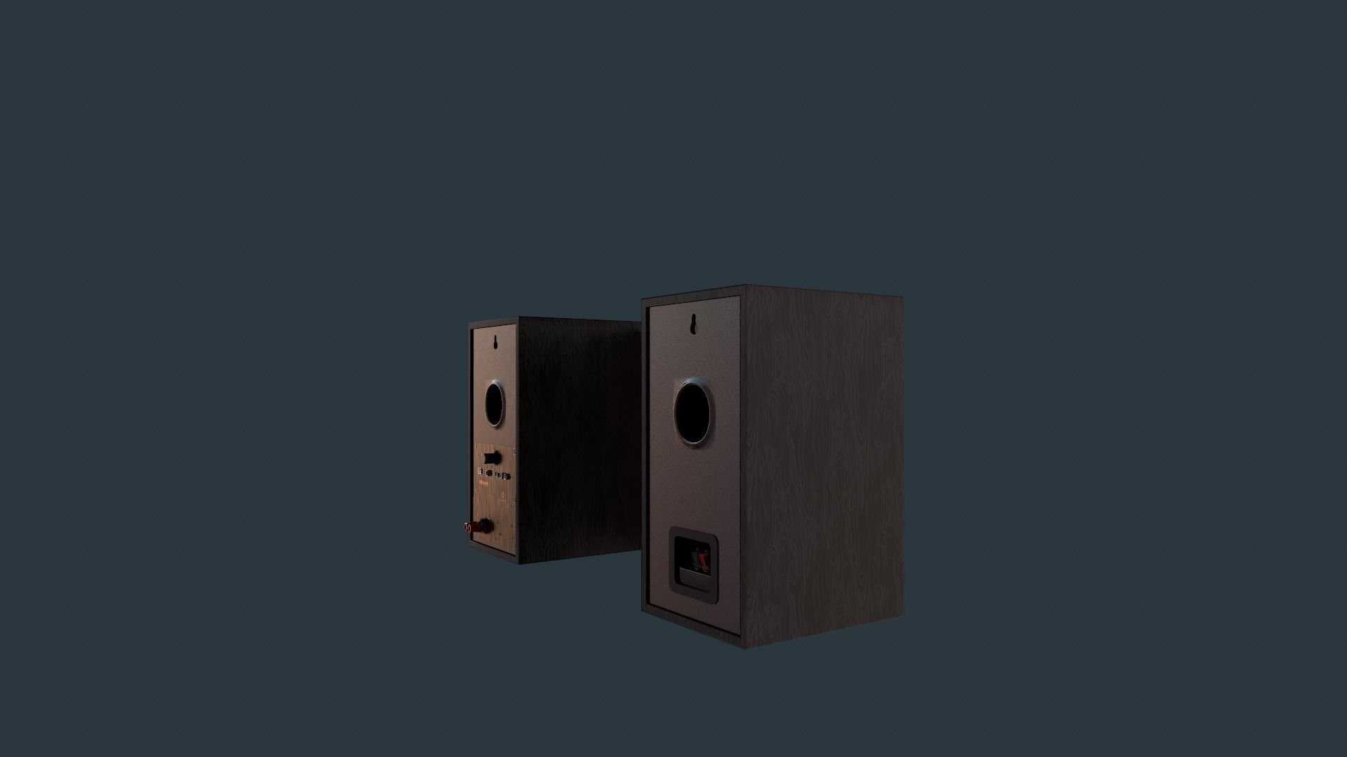 Studio Hi-Fi Speakers Klipsch R-51PM Low-poly 3D model_5
