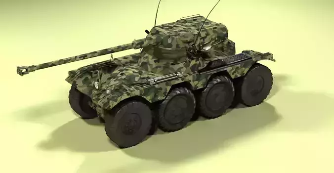 Panhard EBR 90 3D model