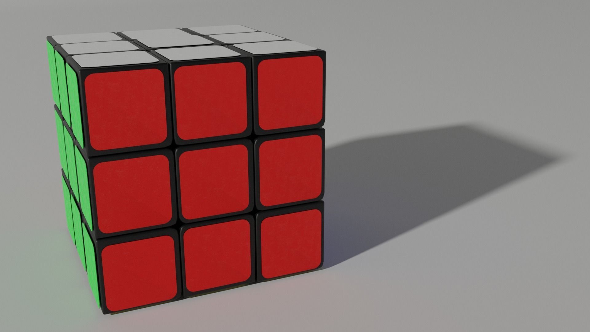 Rubiks Cube 3D model Free 3D model_7