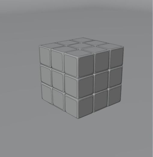 Rubiks Cube 3D model Free 3D model_2