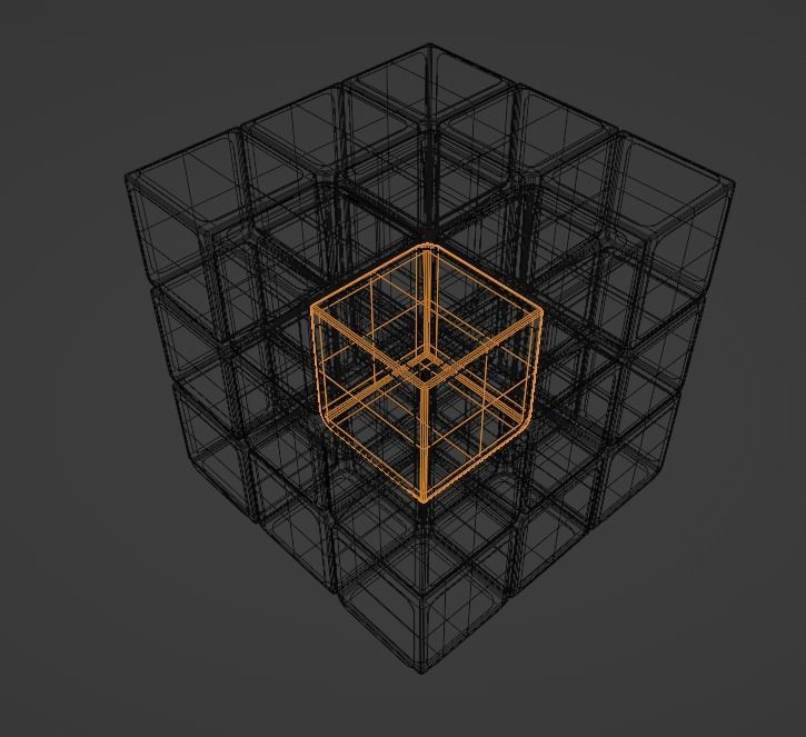 Rubiks Cube 3D model Free 3D model_3
