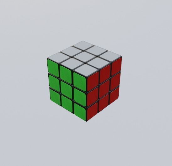 Rubiks Cube 3D model Free 3D model_1