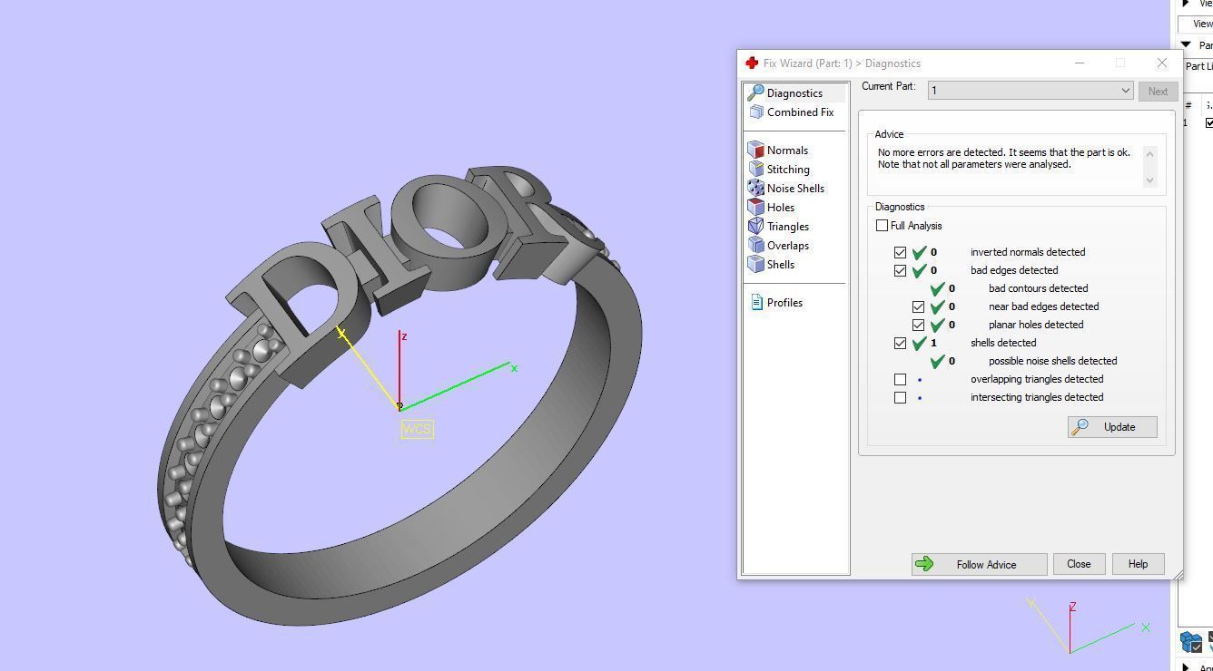 Dior Ring 3D print model_4