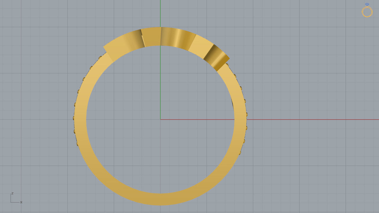 Dior Ring 3D print model_7