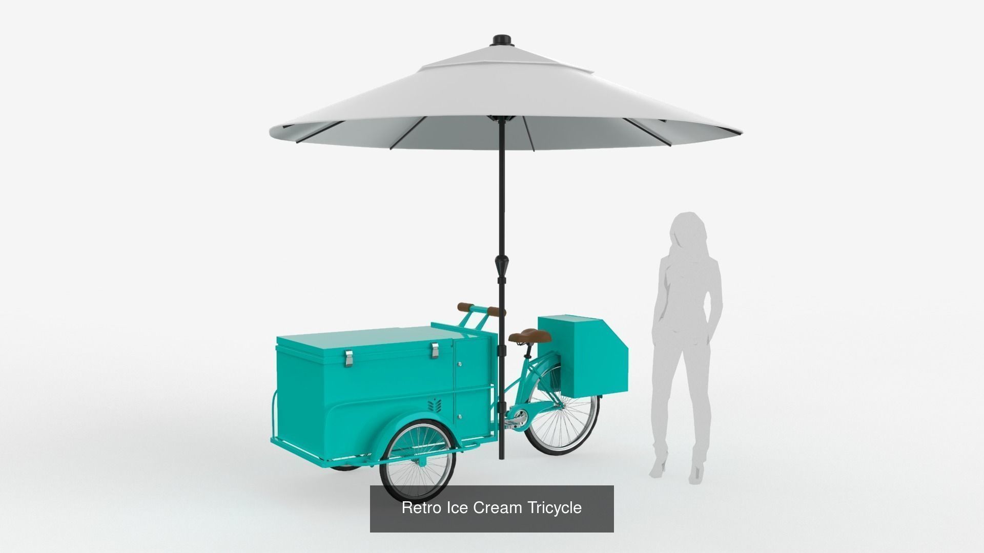 Ice Cream Tricycles 3D Model Collection_1