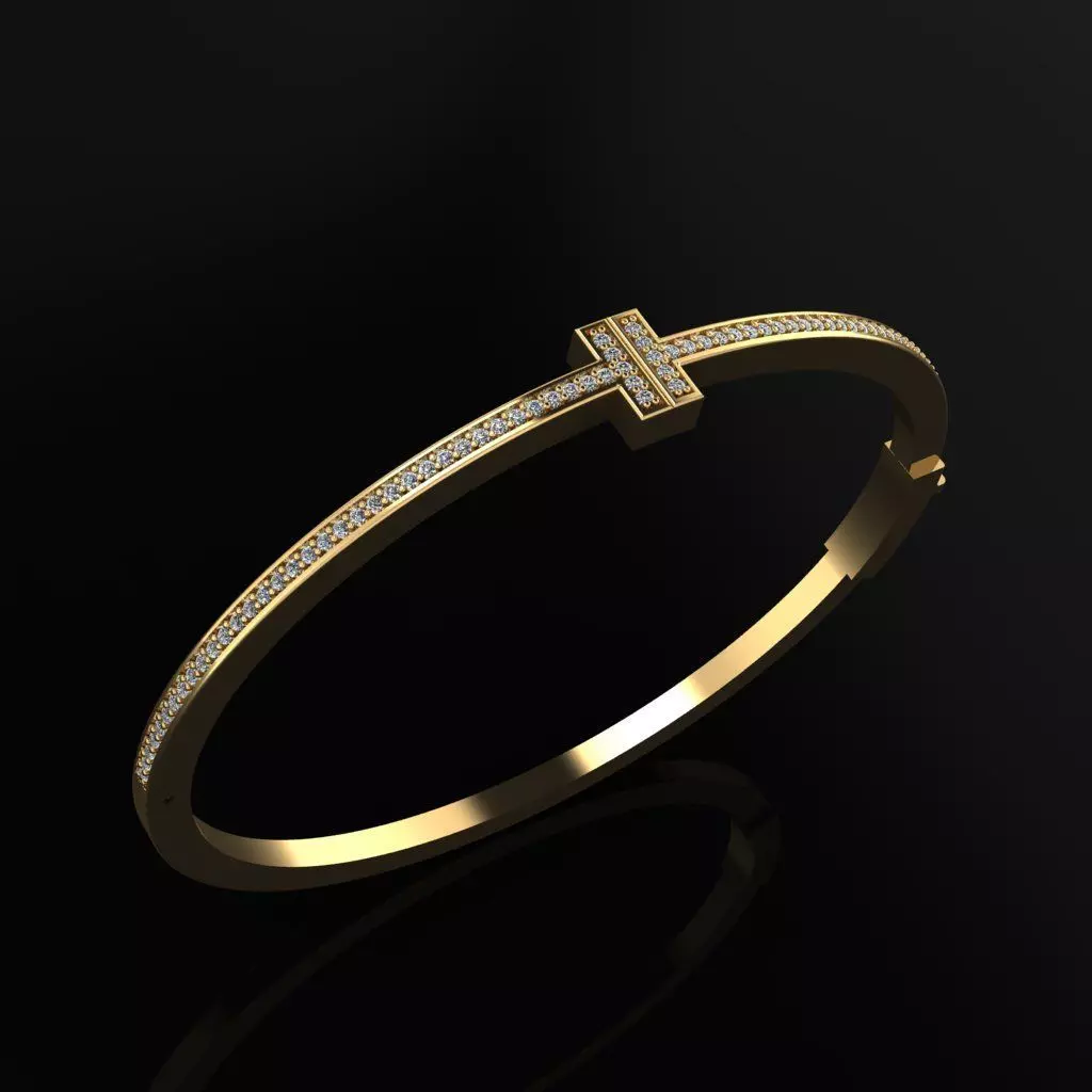 Tiffany Bracelet 3D print model_0