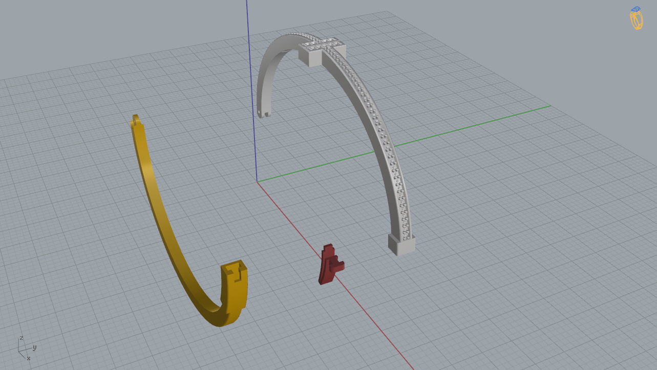 Tiffany Bracelet 3D print model_6