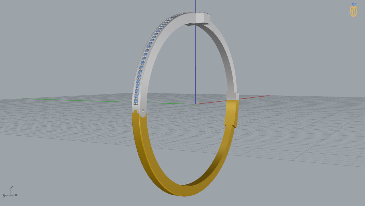 Tiffany Bracelet 3D print model_13