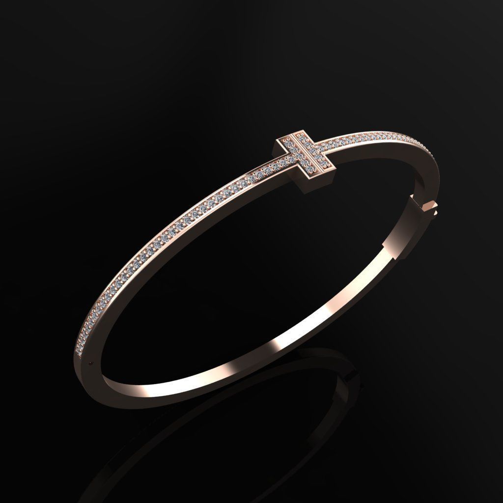 Tiffany Bracelet 3D print model_2