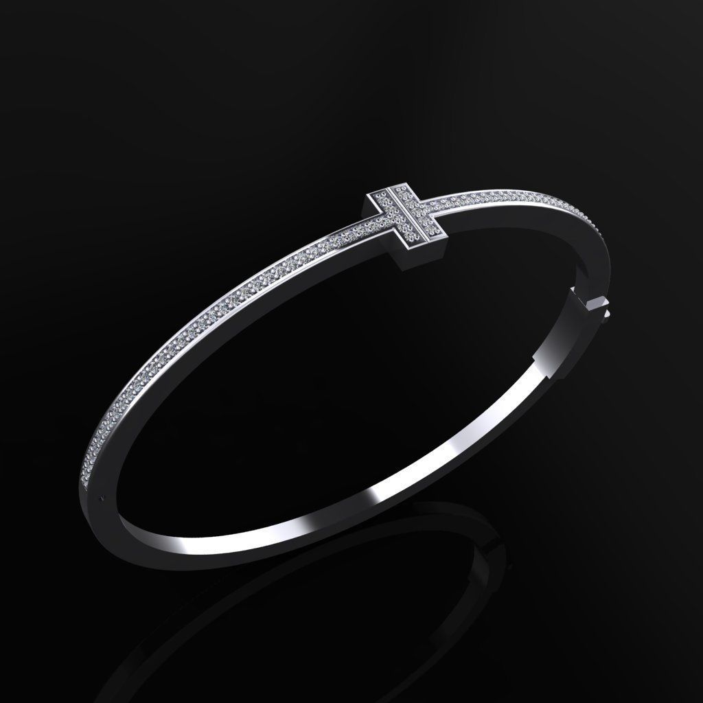 Tiffany Bracelet 3D print model_1