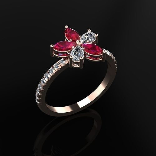 Tiffany Ring  3D print model