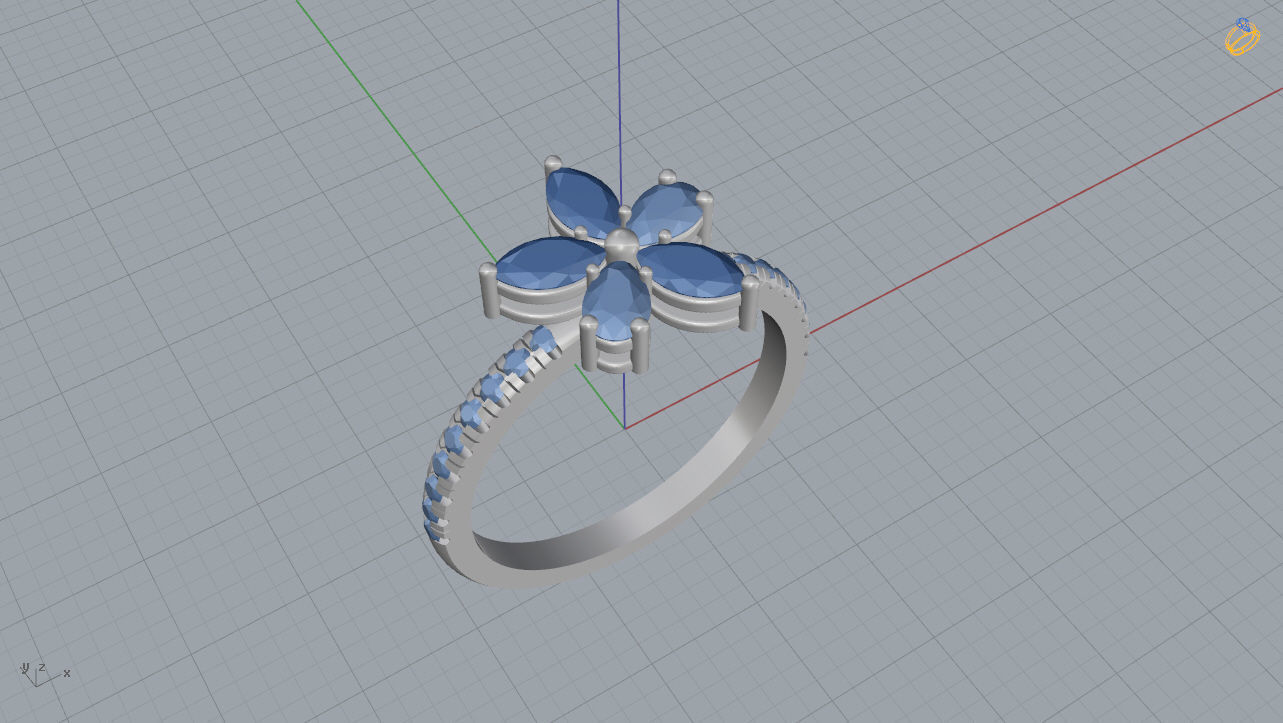 Tiffany Ring 3D print model_10
