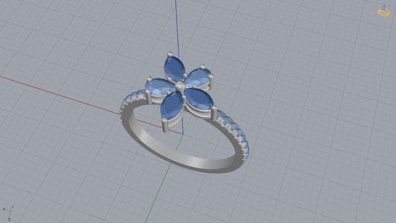 Tiffany Ring 3D print model_11
