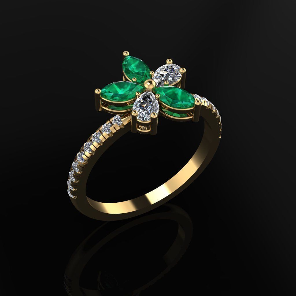 Tiffany Ring 3D print model_1