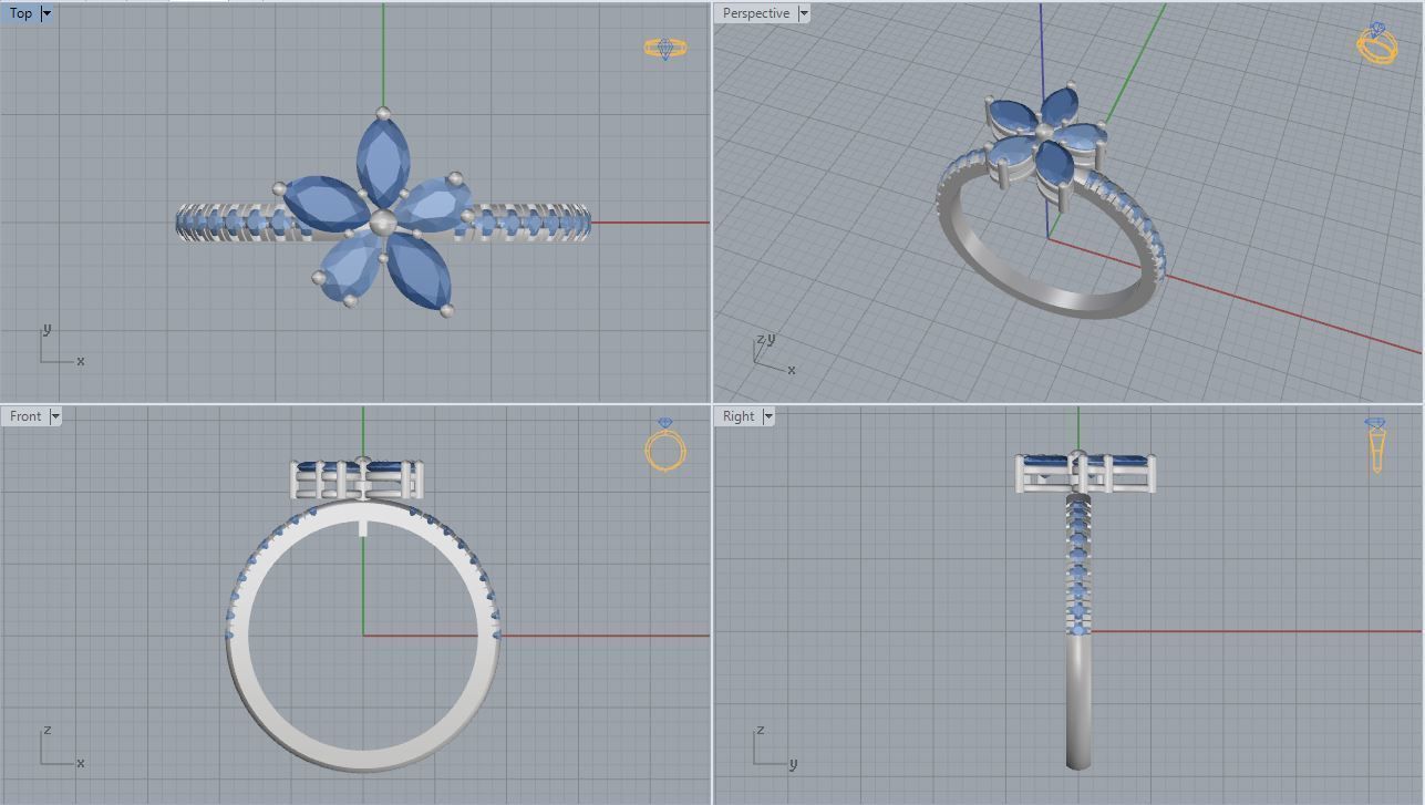 Tiffany Ring 3D print model_6