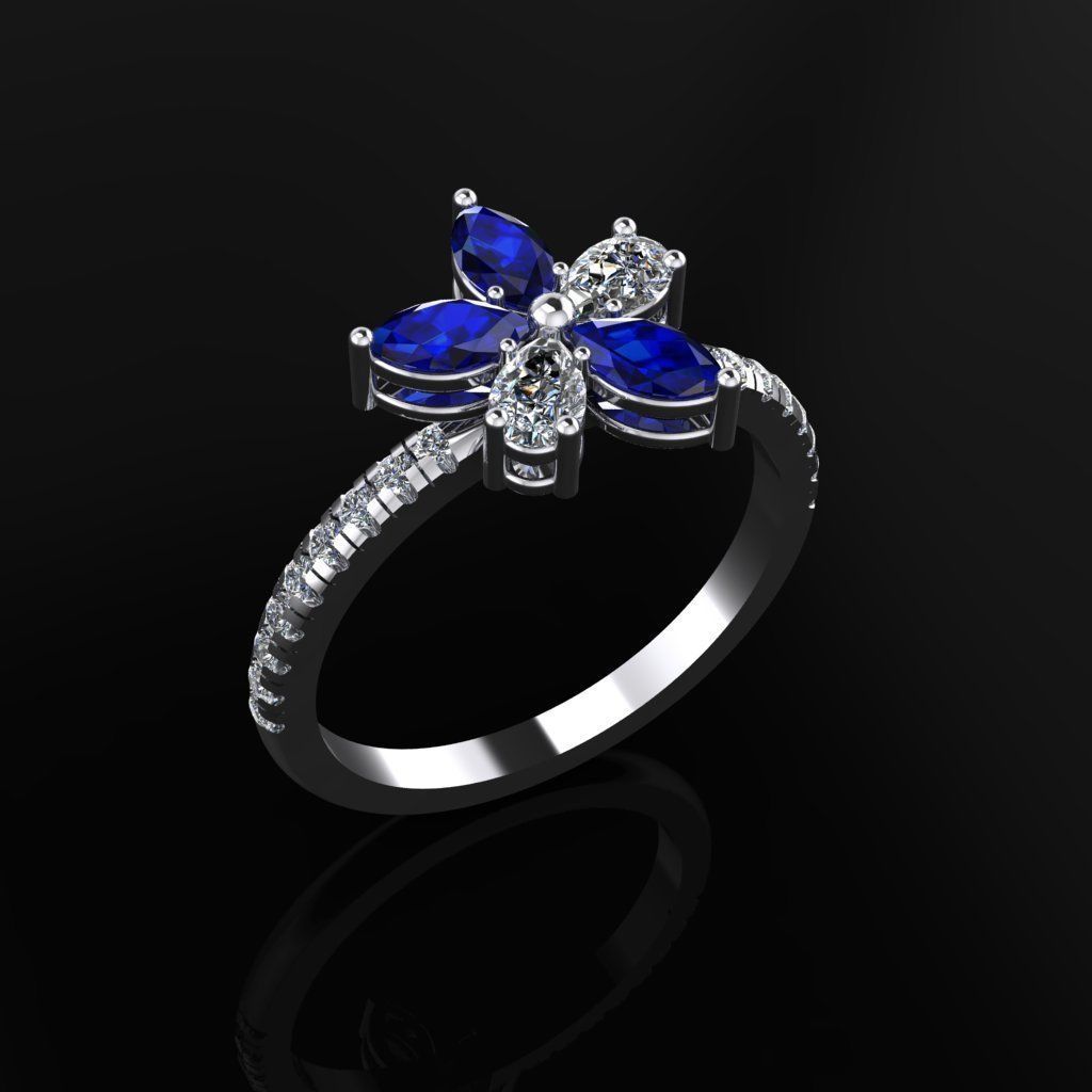 Tiffany Ring 3D print model_3