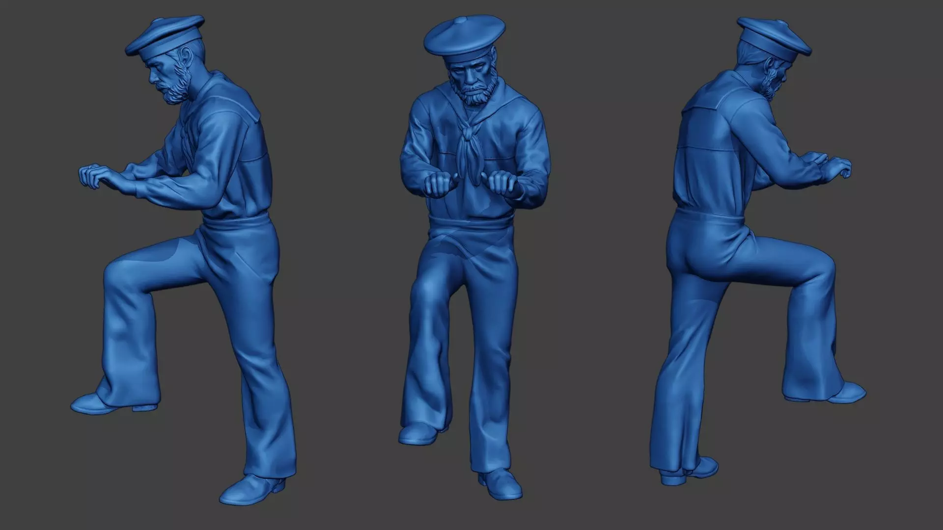 American Sailor Civil War Union handle ACWUS2 3D print model