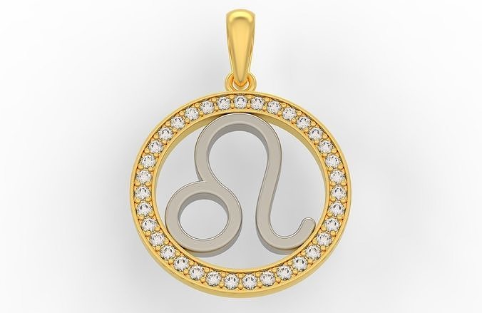 Leo Pendant  3D print model