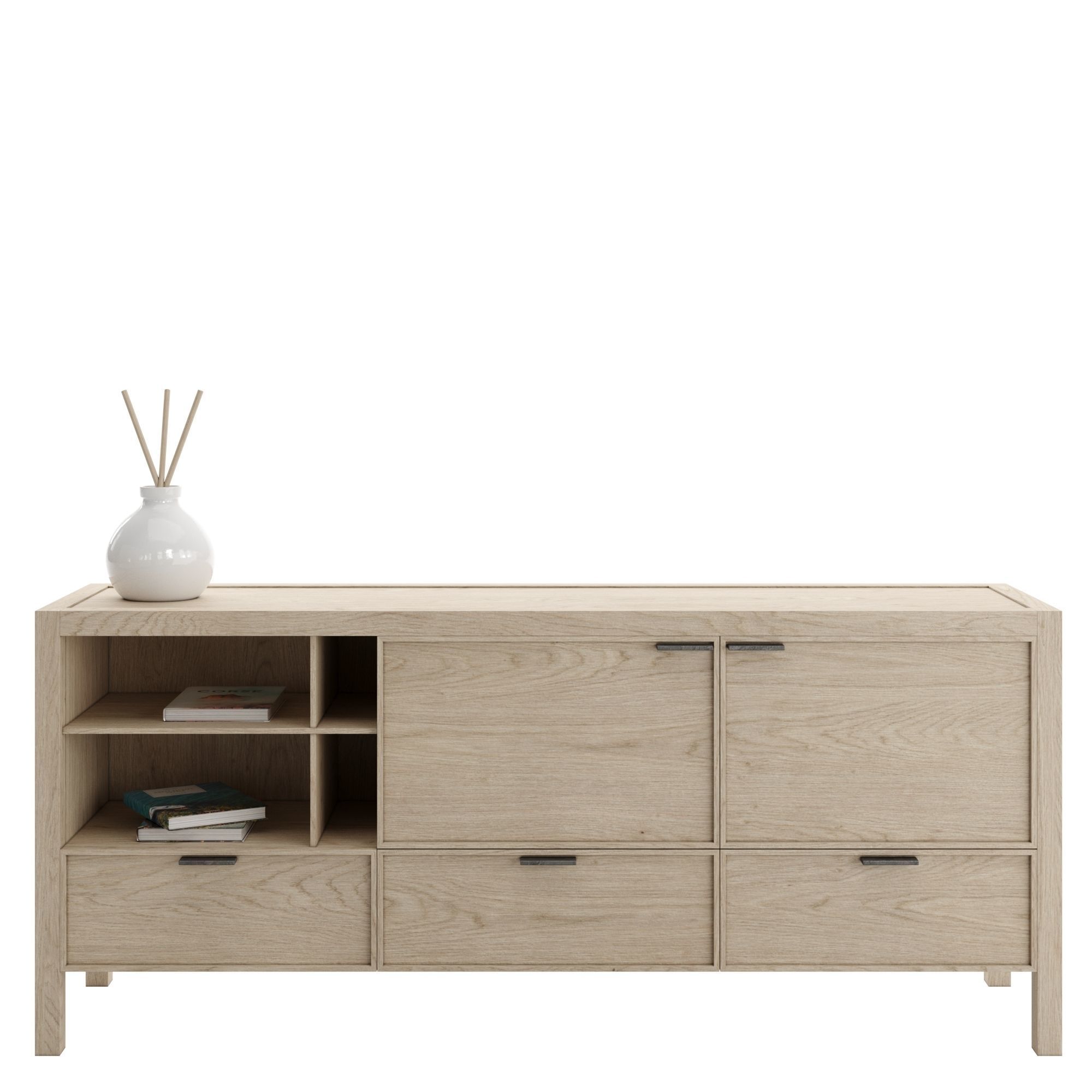 Alen sideboard H80 Low-poly 3D model_7