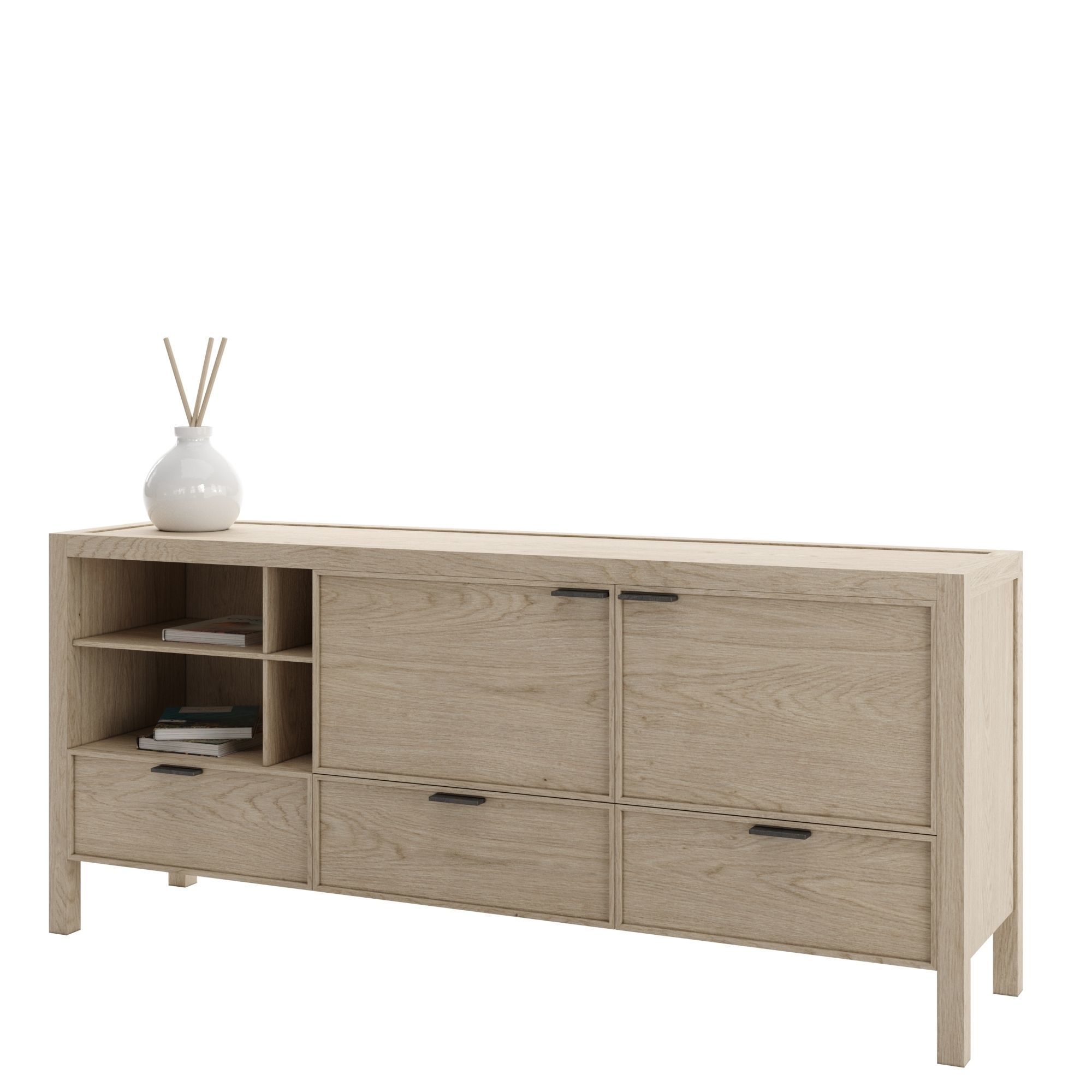 Alen sideboard H80 Low-poly 3D model_2