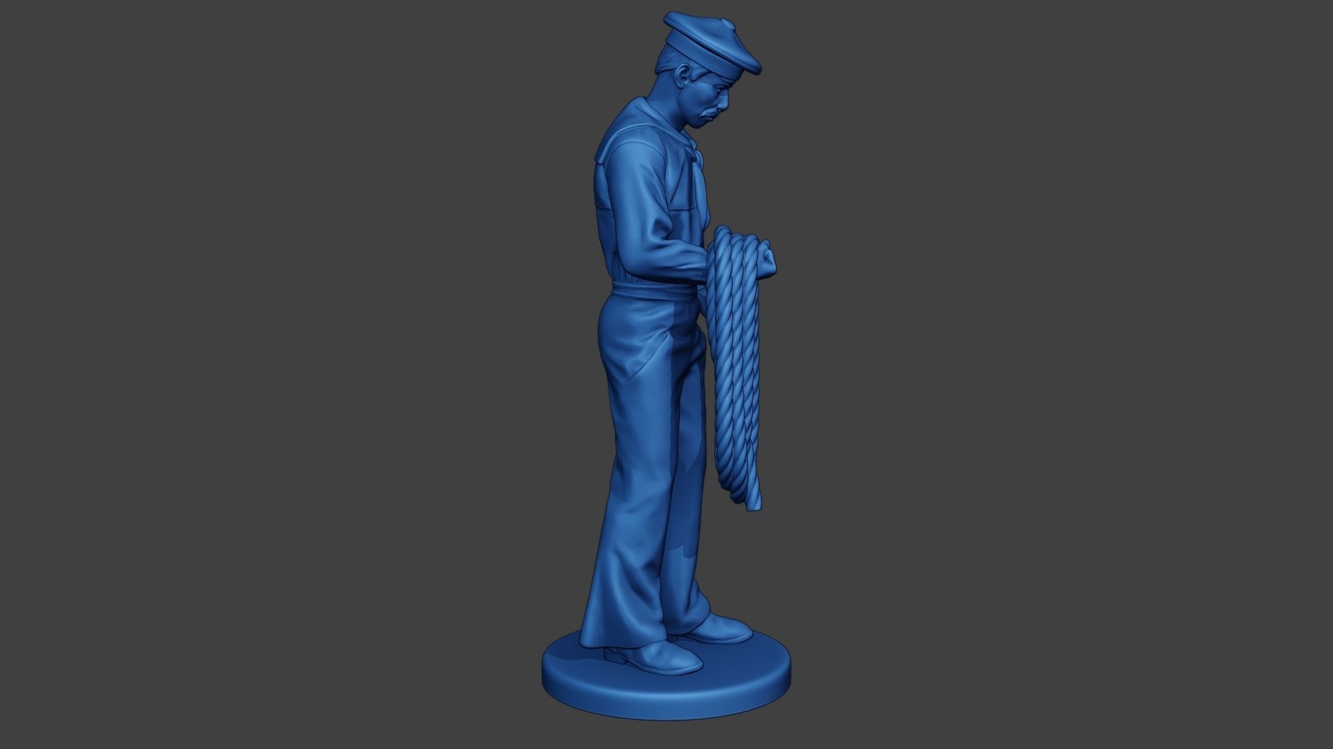 American Sailor Civil War Union Rope ACWUS2 3D print model_9