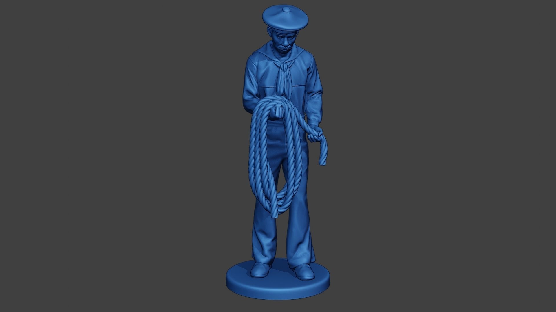 American Sailor Civil War Union Rope ACWUS2 3D print model_1