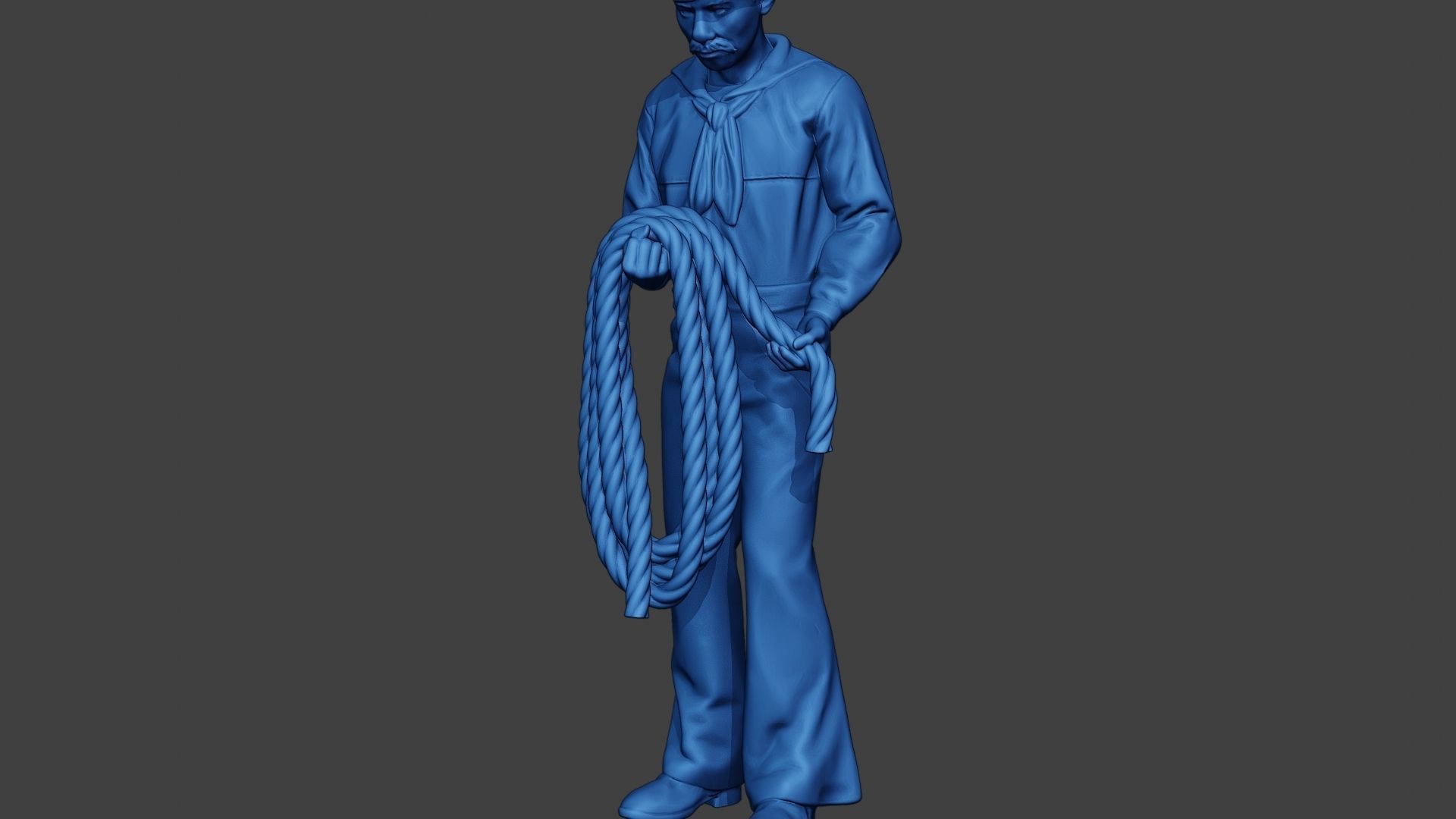 American Sailor Civil War Union Rope ACWUS2 3D print model_27