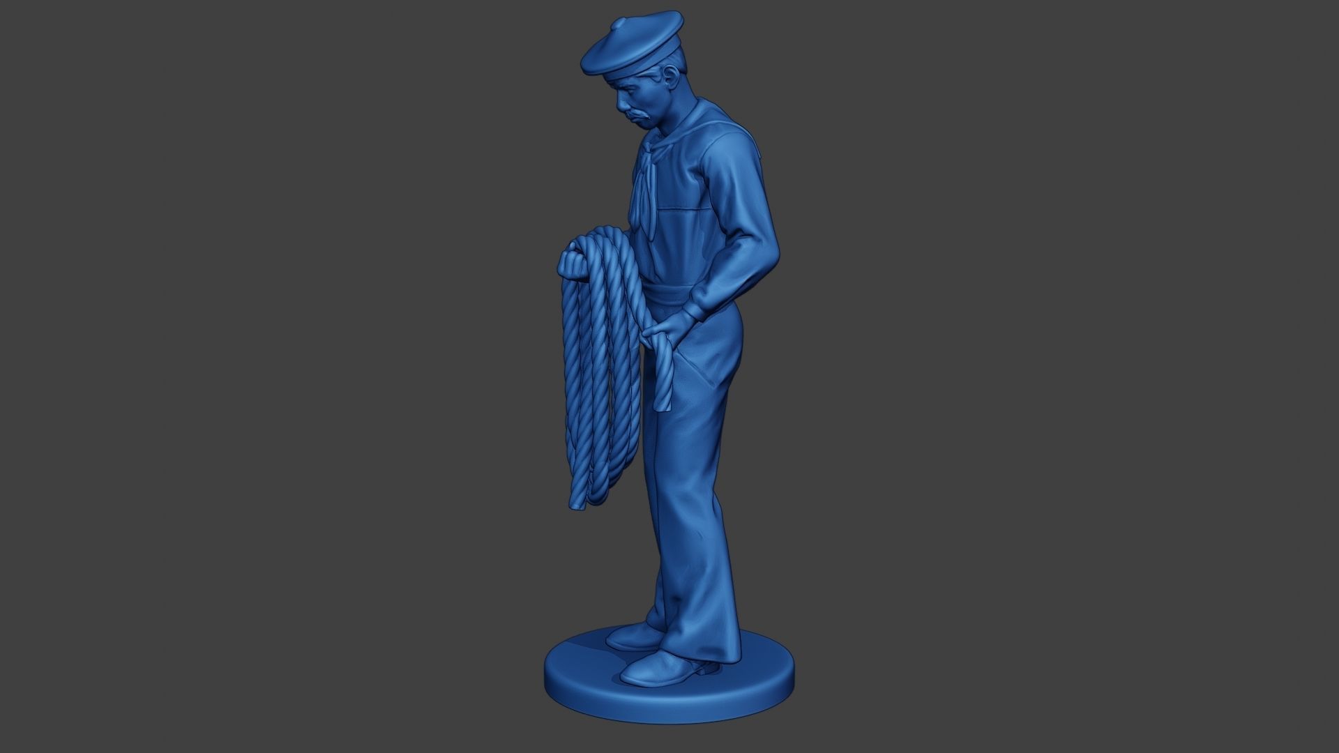 American Sailor Civil War Union Rope ACWUS2 3D print model_3