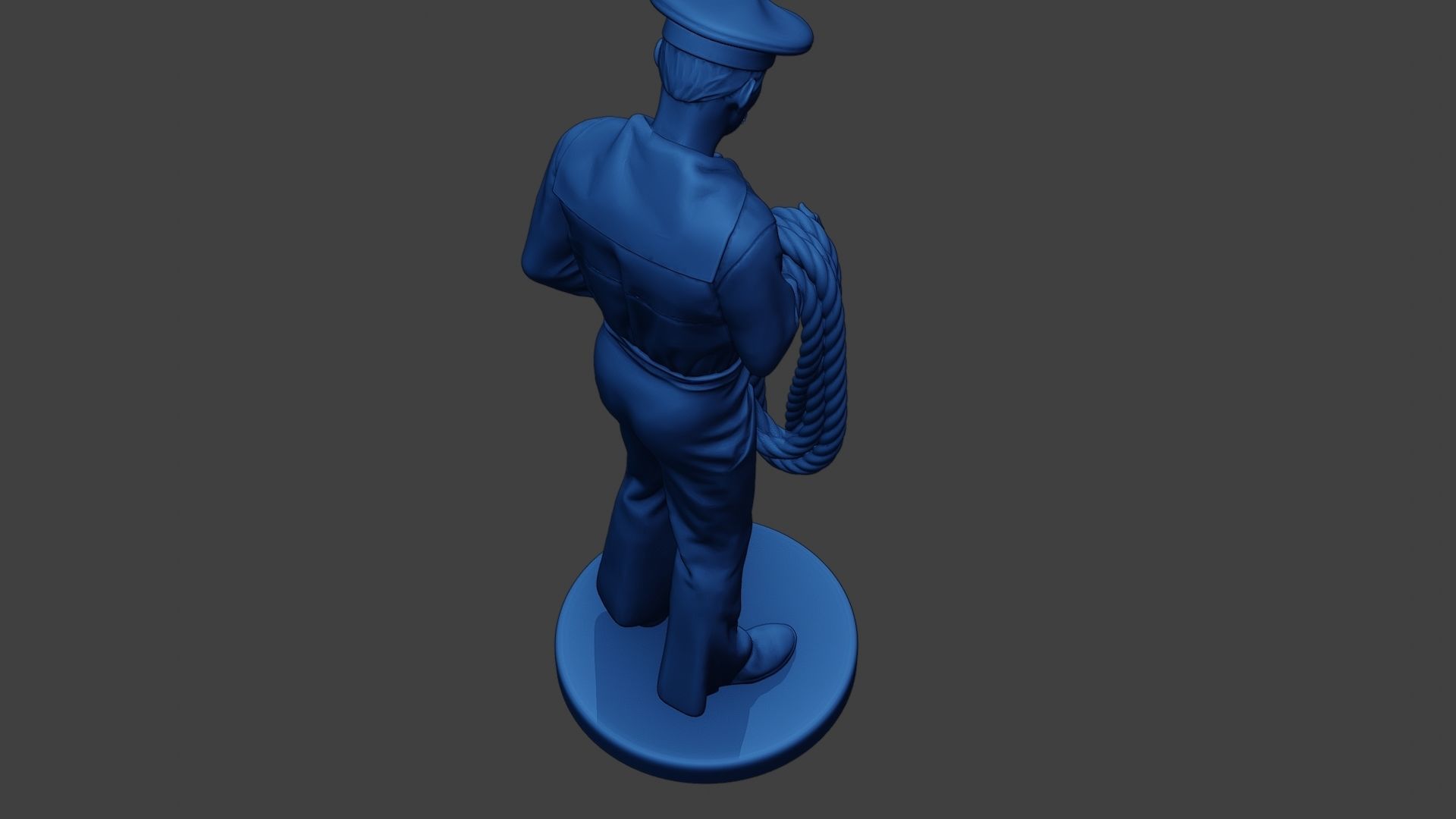 American Sailor Civil War Union Rope ACWUS2 3D print model_22