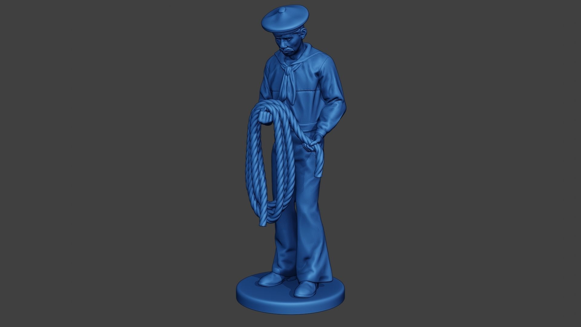 American Sailor Civil War Union Rope ACWUS2 3D print model_2