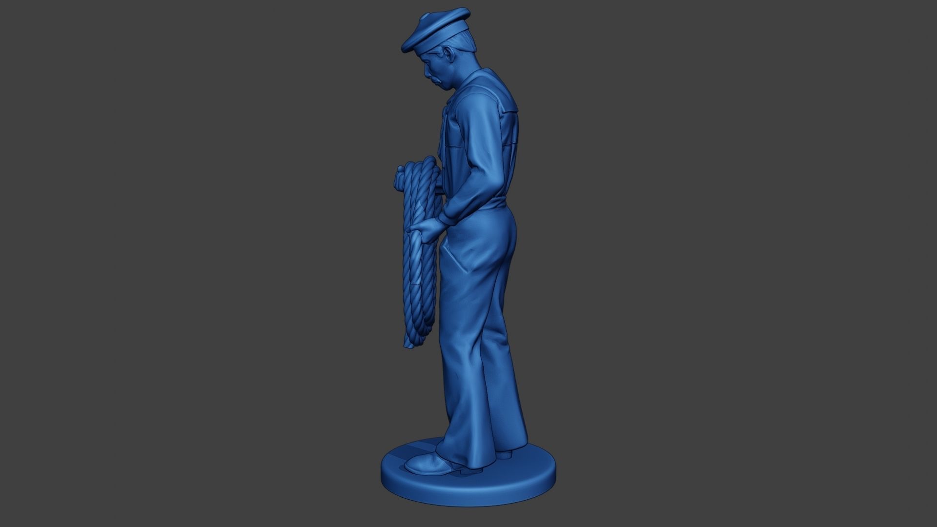 American Sailor Civil War Union Rope ACWUS2 3D print model_4