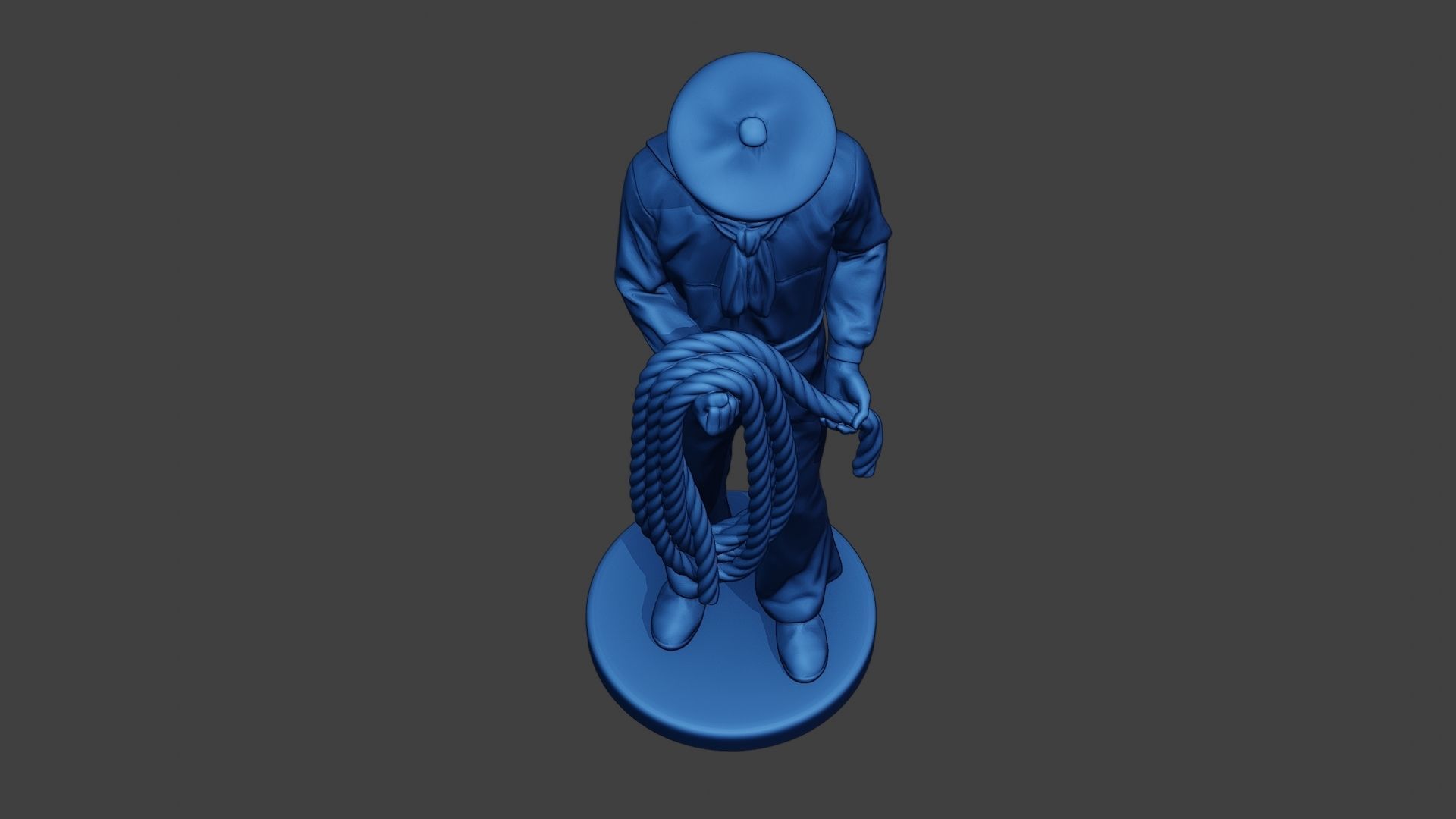 American Sailor Civil War Union Rope ACWUS2 3D print model_14