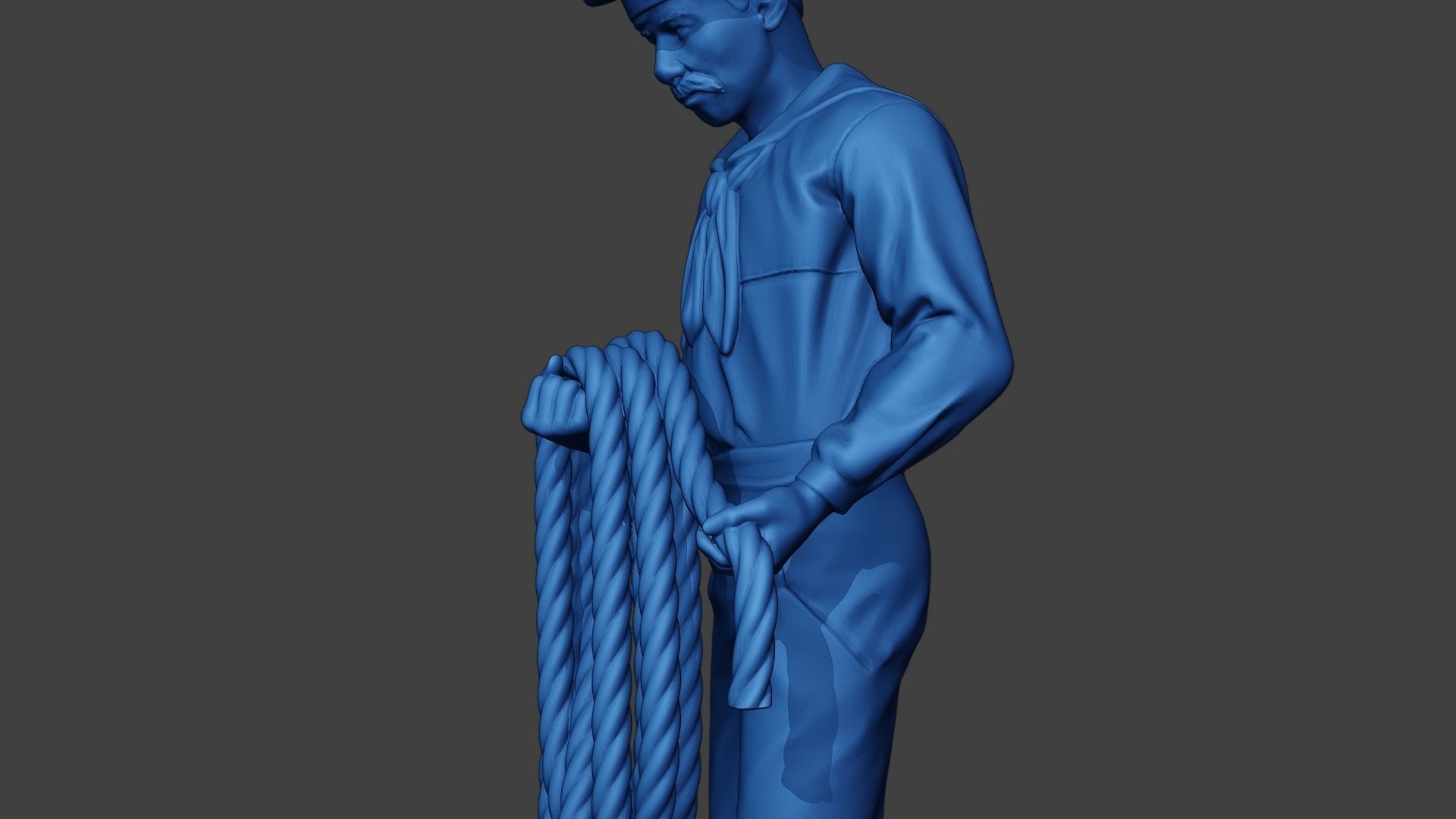 American Sailor Civil War Union Rope ACWUS2 3D print model_17