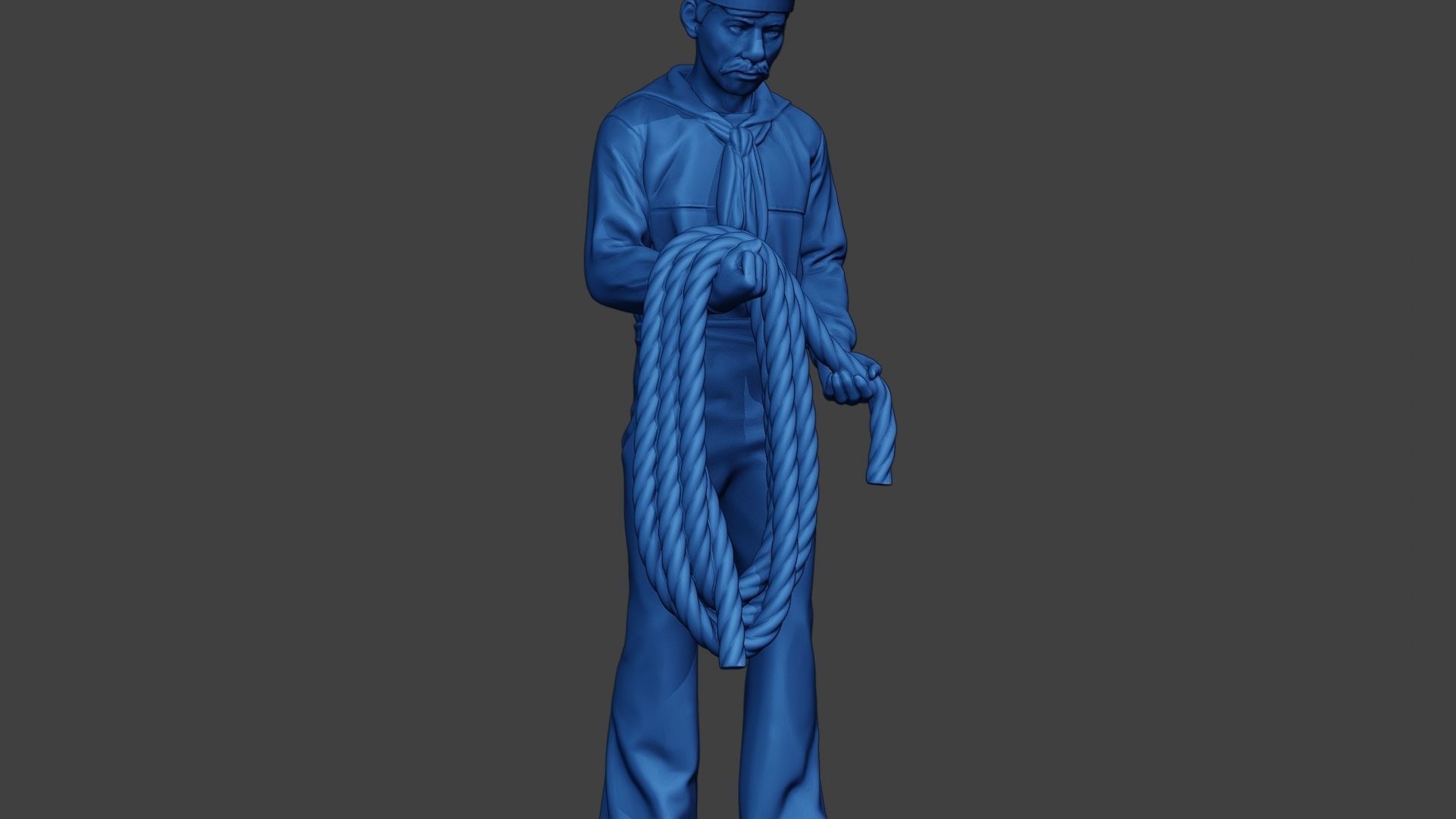 American Sailor Civil War Union Rope ACWUS2 3D print model_28