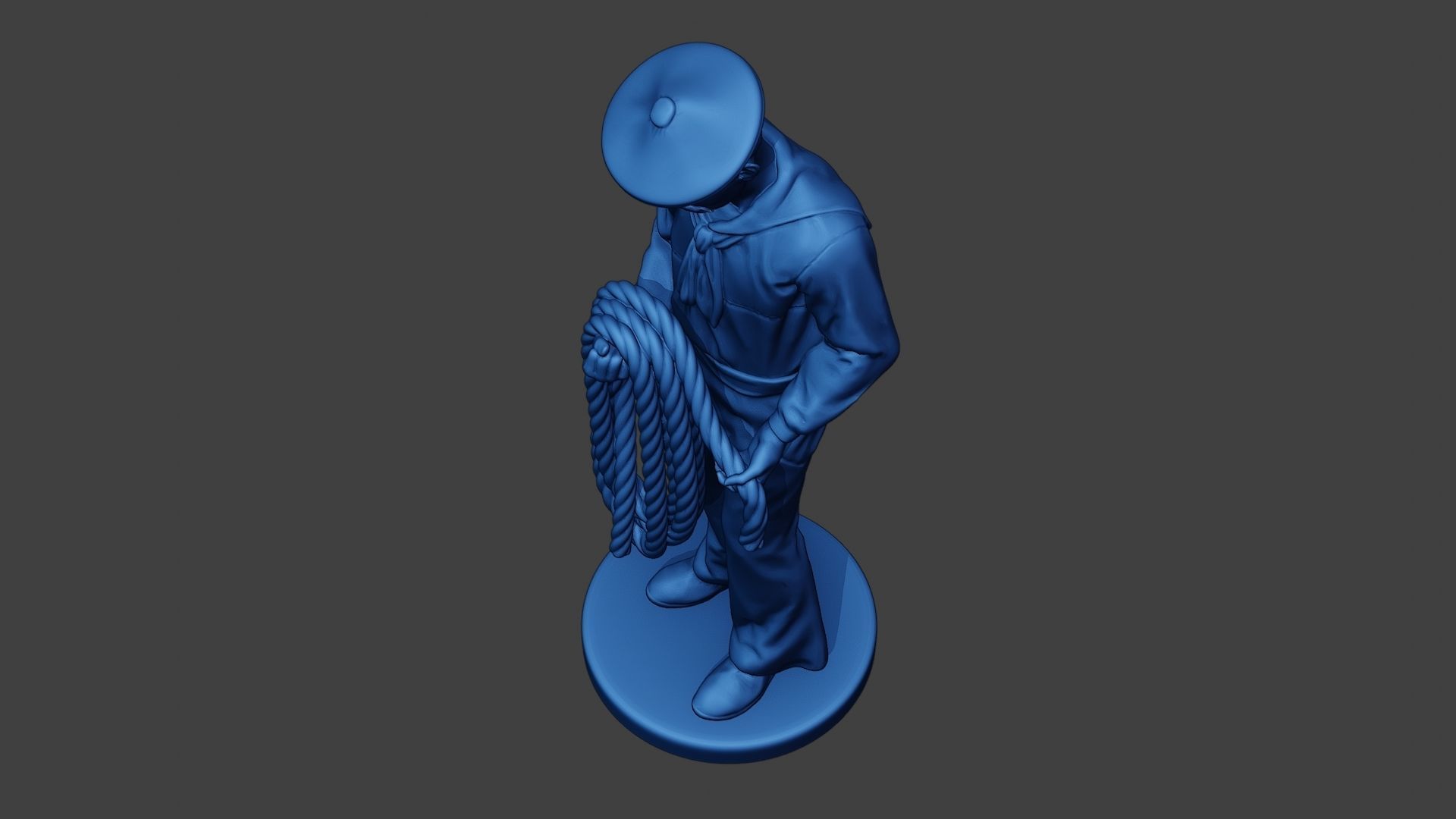 American Sailor Civil War Union Rope ACWUS2 3D print model_15