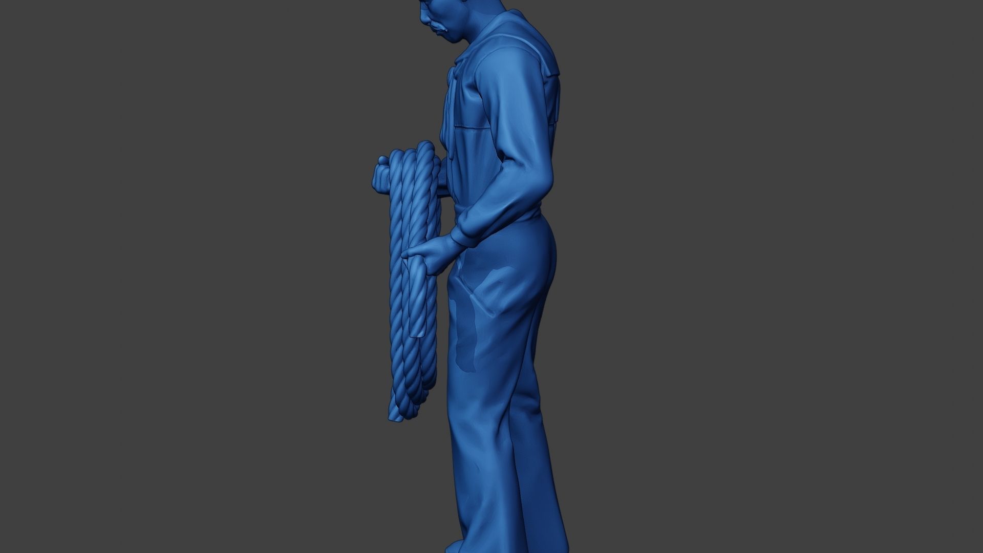 American Sailor Civil War Union Rope ACWUS2 3D print model_26