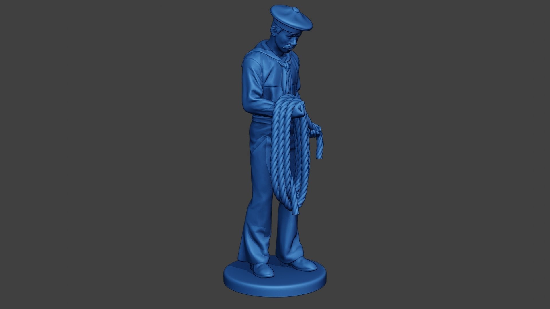 American Sailor Civil War Union Rope ACWUS2 3D print model_10