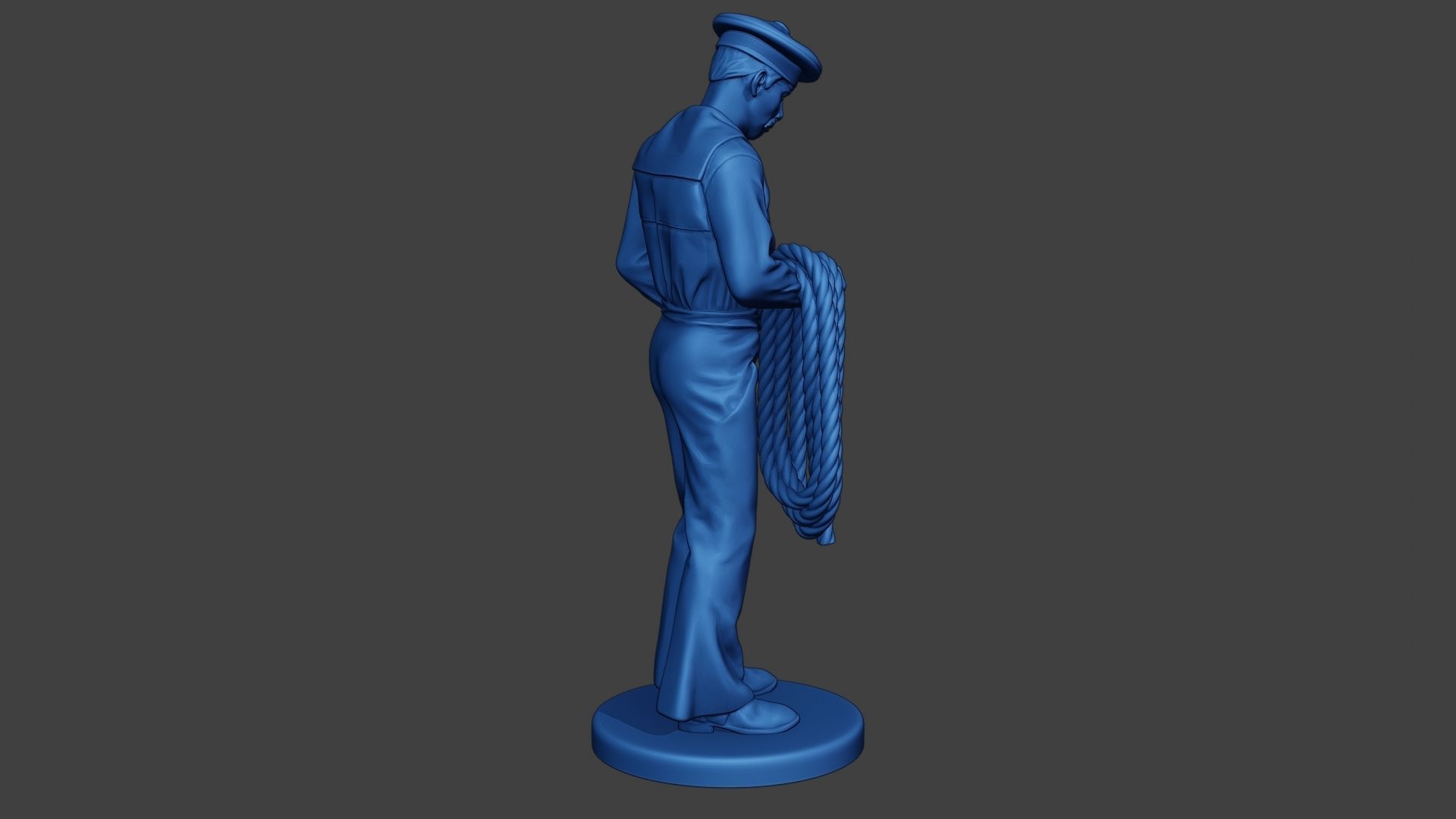American Sailor Civil War Union Rope ACWUS2 3D print model_8
