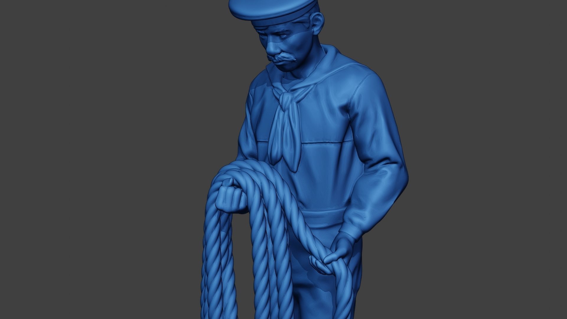 American Sailor Civil War Union Rope ACWUS2 3D print model_18
