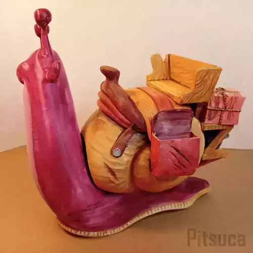 Bessie the snail from Amphibia 3D print model