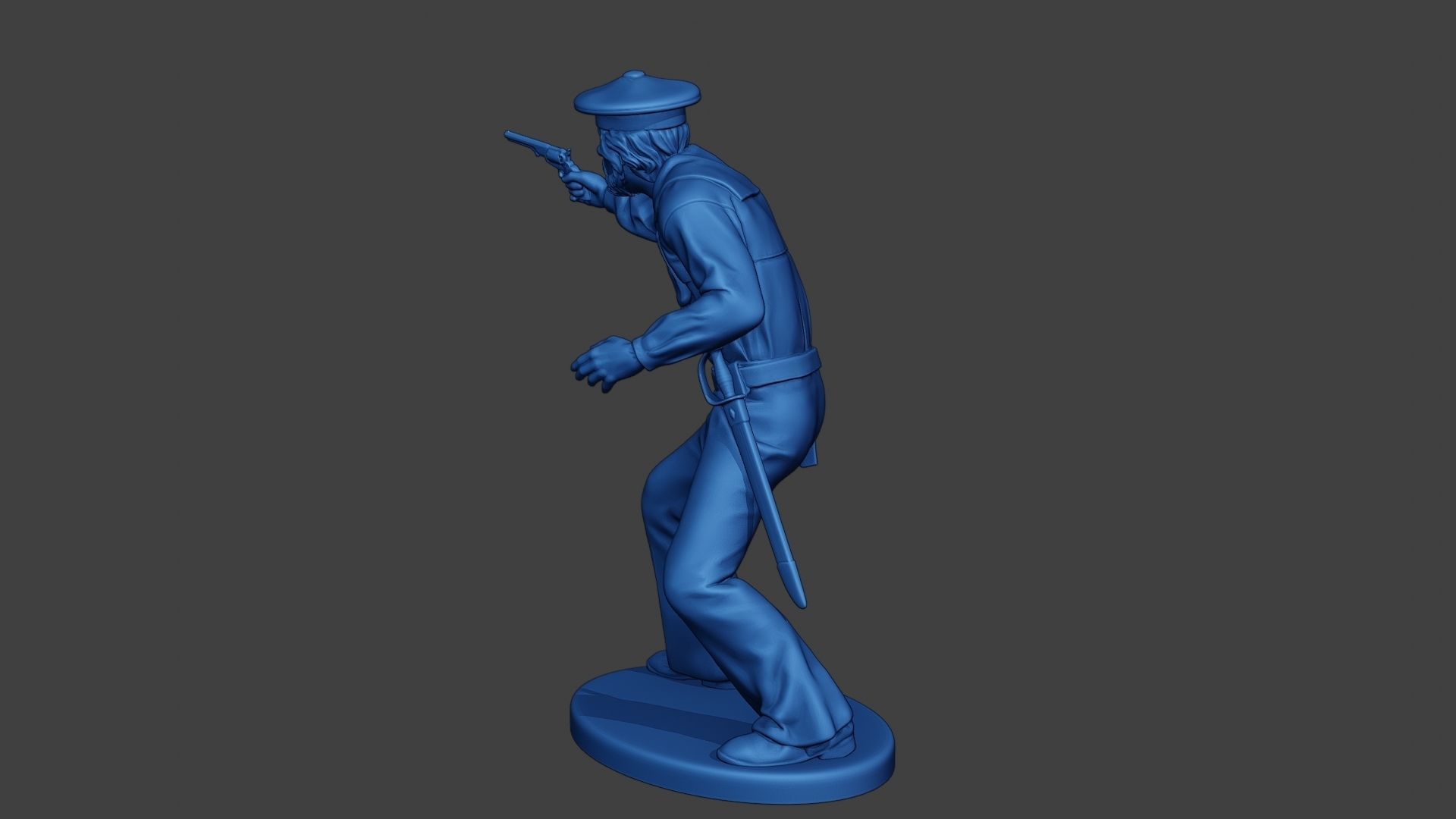 American Sailor Civil War Union Shoot ACWUS2 3D print model_5