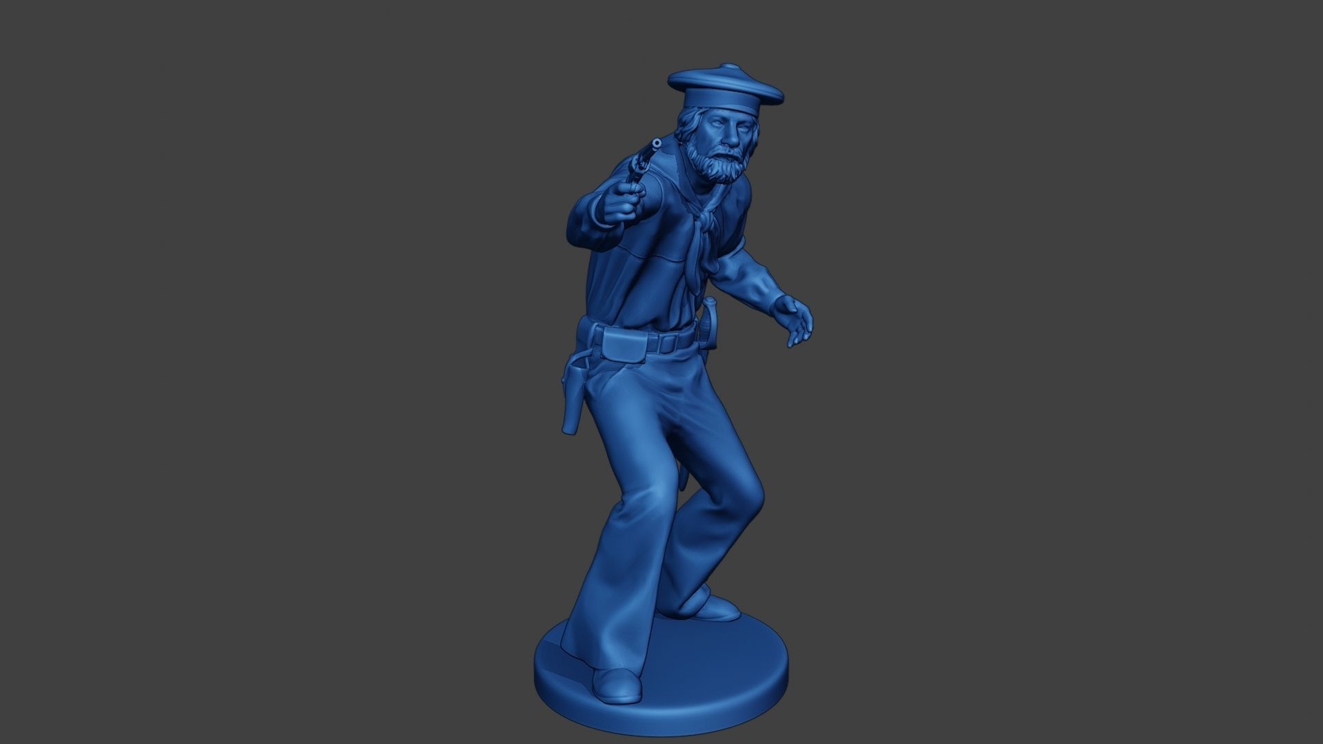 American Sailor Civil War Union Shoot ACWUS2 3D print model_1