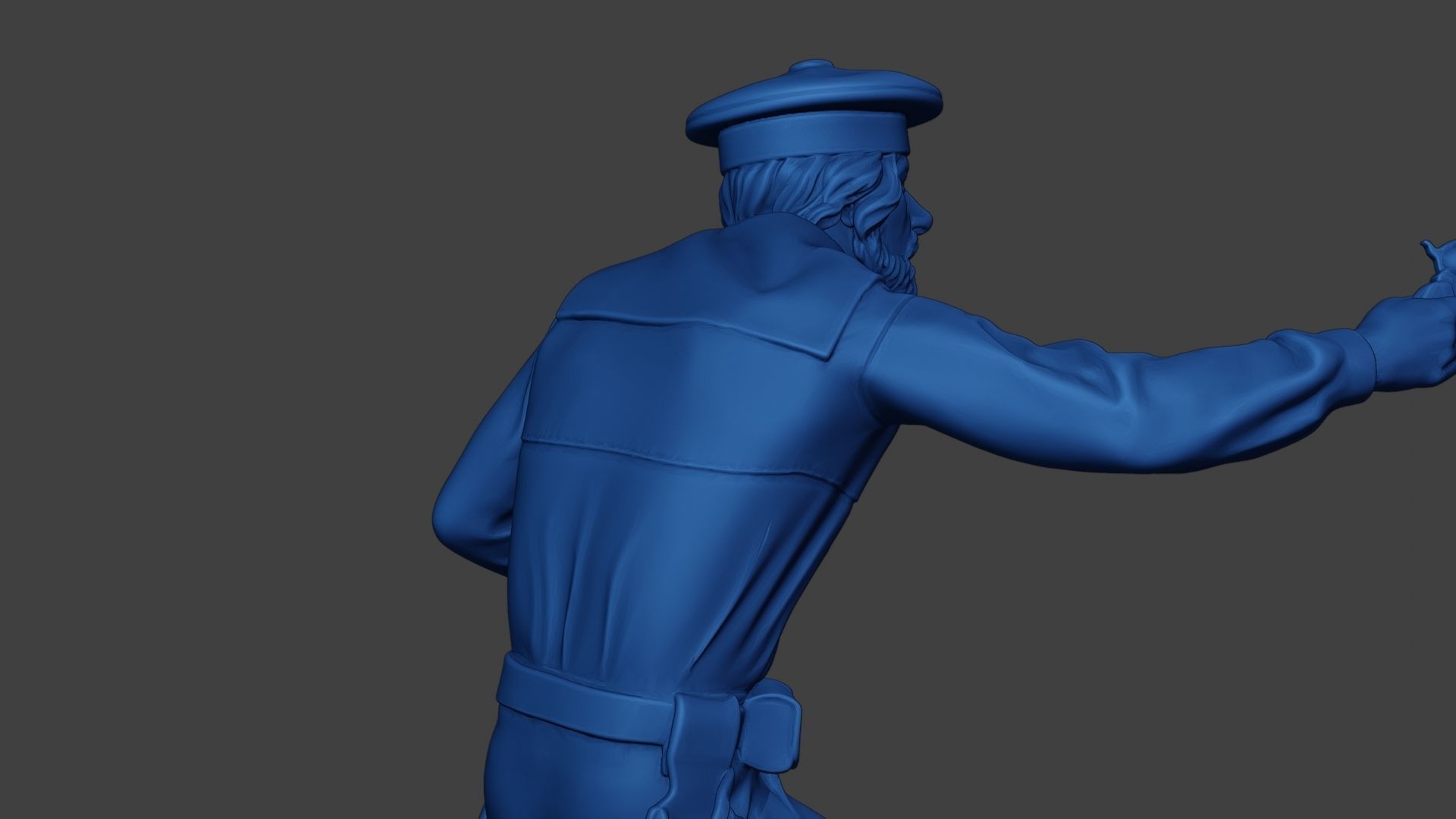 American Sailor Civil War Union Shoot ACWUS2 3D print model_20