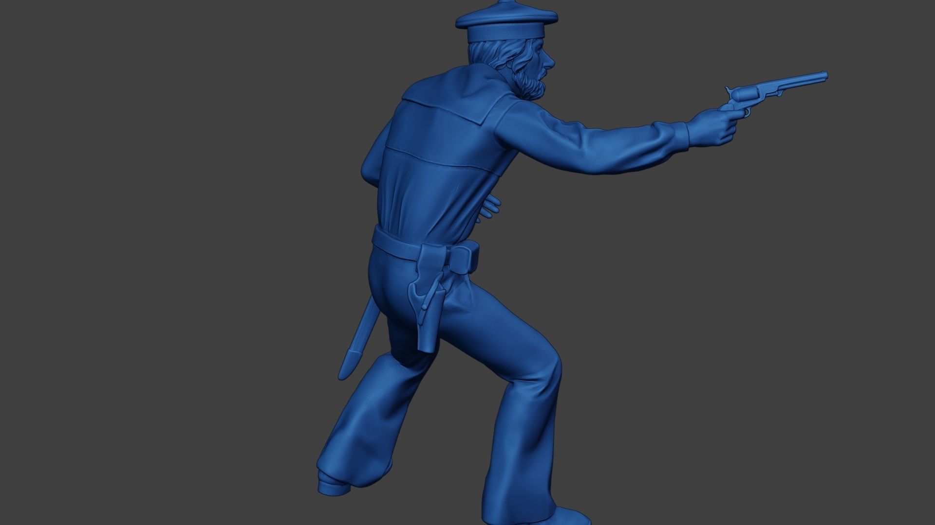 American Sailor Civil War Union Shoot ACWUS2 3D print model_30