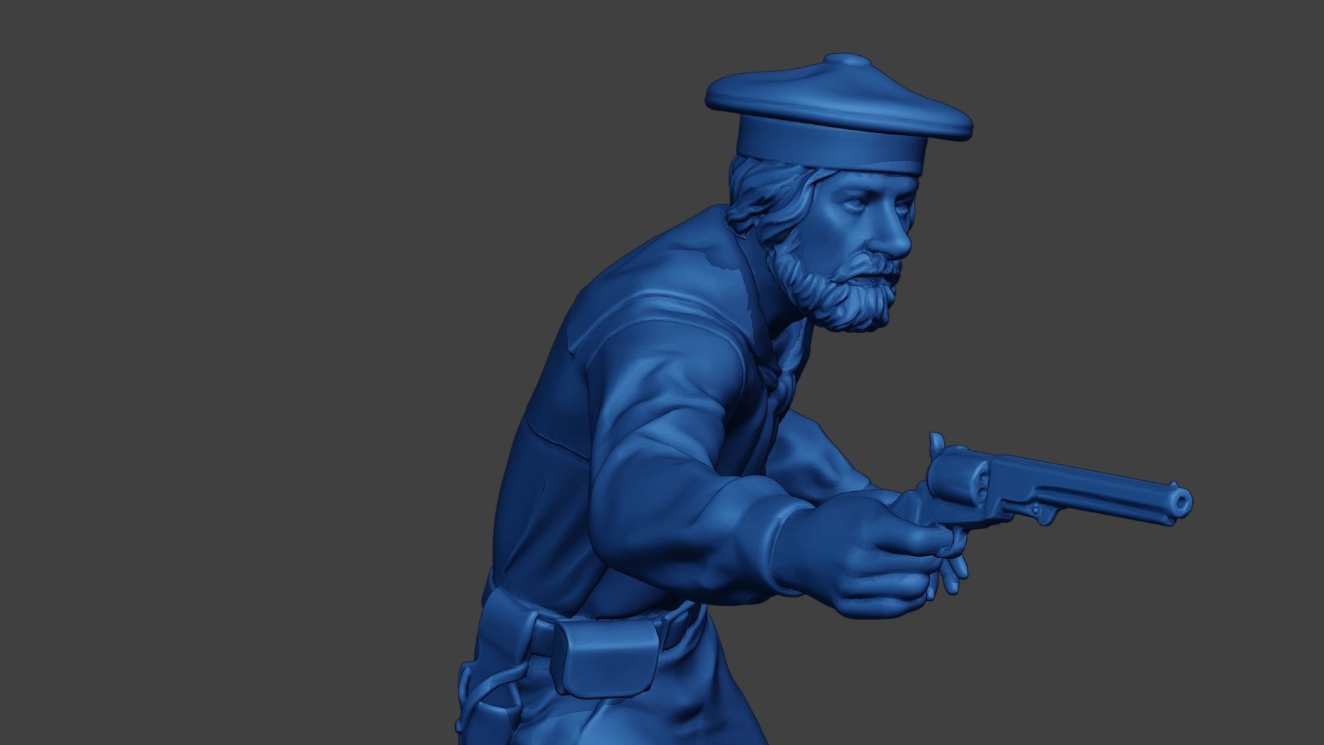 American Sailor Civil War Union Shoot ACWUS2 3D print model_19