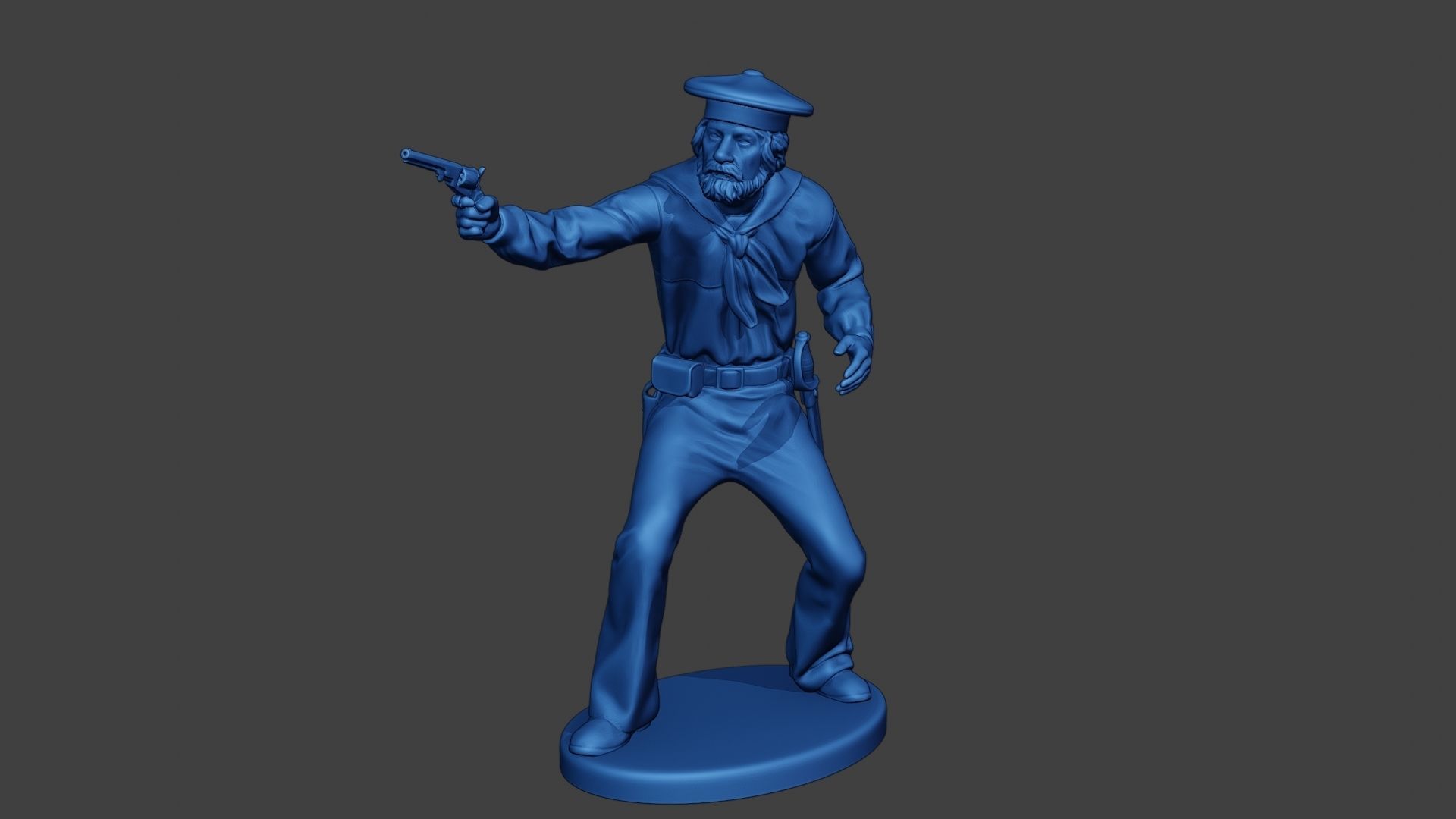 American Sailor Civil War Union Shoot ACWUS2 3D print model_2