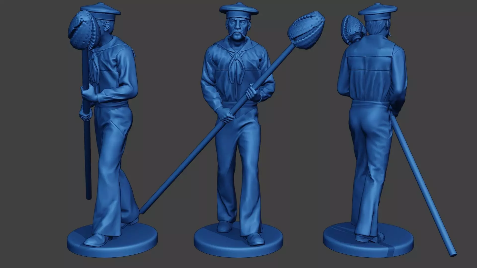 American Sailor Civil War Union ToolB ACWUS2 3D print model_0