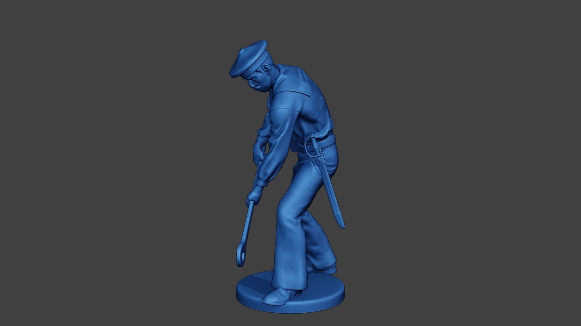 American Sailor Civil War Union wrench ACWUS2 3D print model_3
