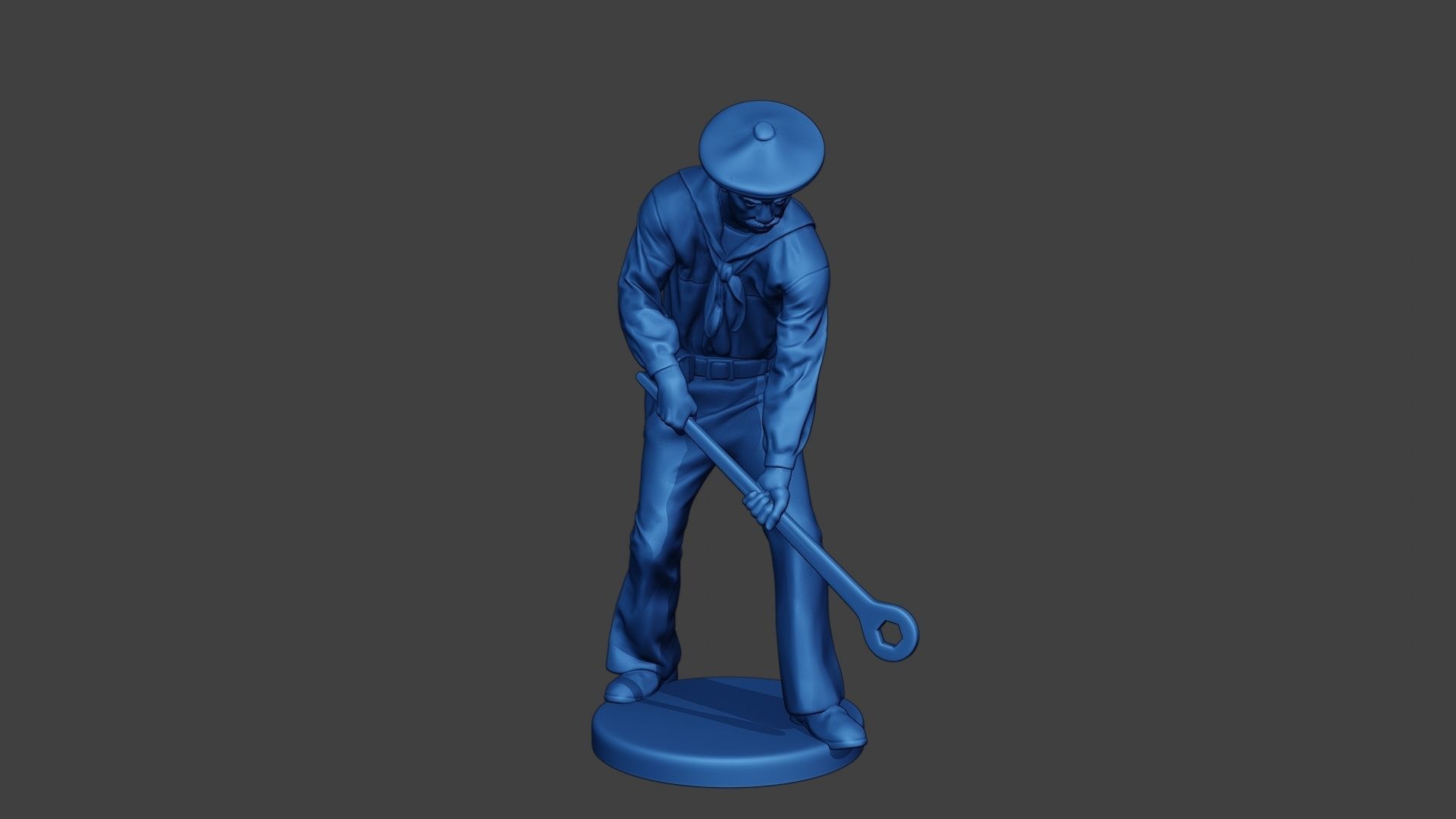 American Sailor Civil War Union wrench ACWUS2 3D print model_1