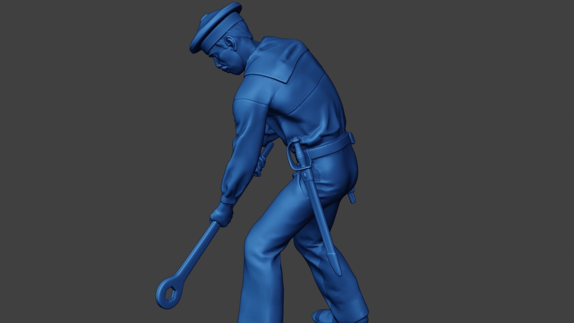 American Sailor Civil War Union wrench ACWUS2 3D print model_26